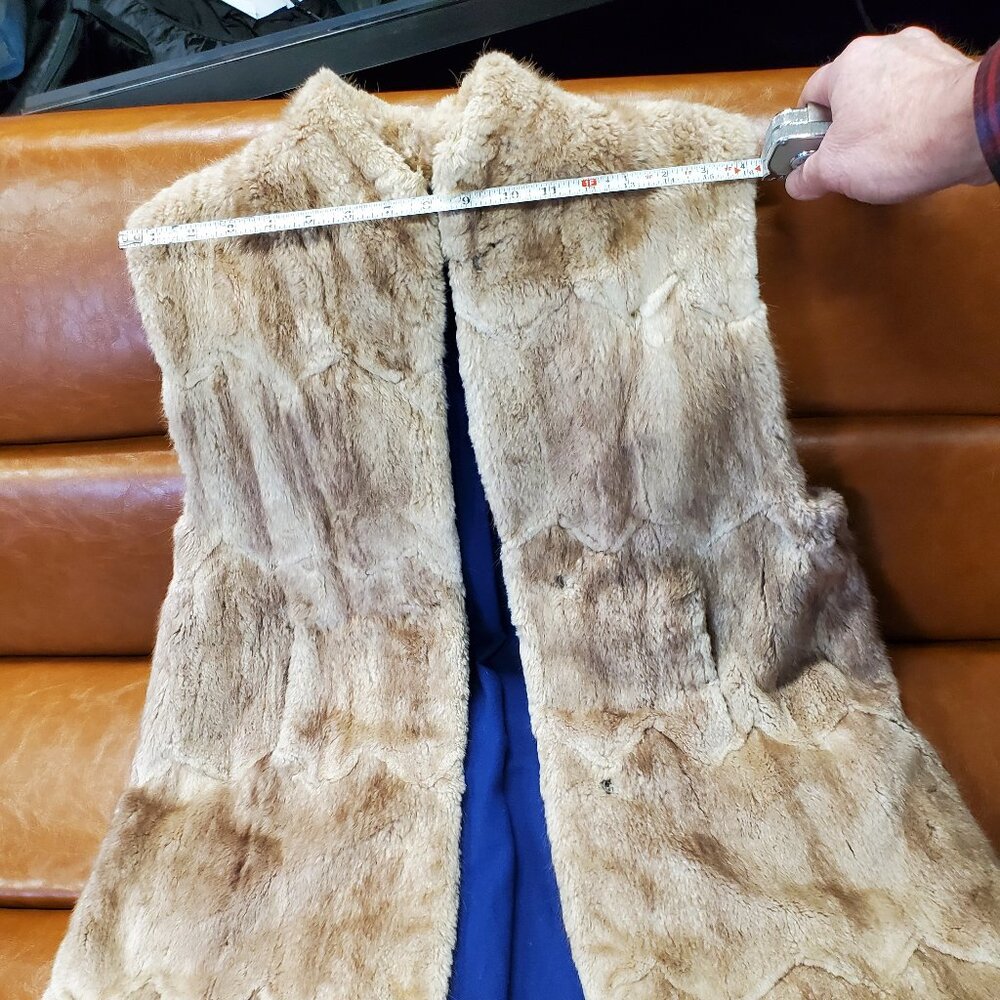 Real Fur vest/cape